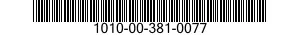 1010-00-381-0077  1010003810077 003810077