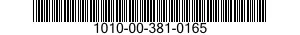 1010-00-381-0165  1010003810165 003810165
