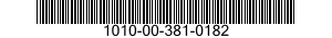 1010-00-381-0182  1010003810182 003810182