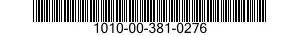 1010-00-381-0276  1010003810276 003810276