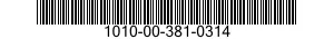 1010-00-381-0314  1010003810314 003810314