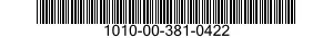 1010-00-381-0422  1010003810422 003810422