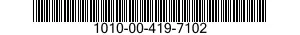 1010-00-419-7102 SADDLE ASSY,GUN MOU 1010004197102 004197102