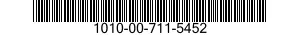 1010-00-711-5452  1010007115452 007115452