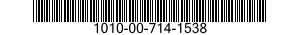 1010-00-714-1538  1010007141538 007141538