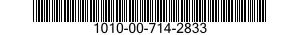 1010-00-714-2833  1010007142833 007142833