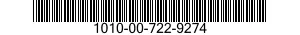 1010-00-722-9274  1010007229274 007229274