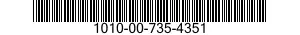 1010-00-735-4351  1010007354351 007354351