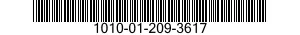 1010-01-209-3617 SEAL,DOOR,RIGHT 1010012093617 012093617