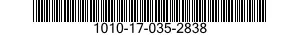 1010-17-035-2838 AFVUUREENHEID 1010170352838 170352838