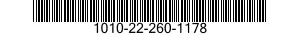 1010-22-260-1178  1010222601178 222601178
