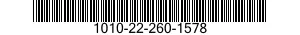 1010-22-260-1578  1010222601578 222601578
