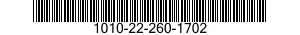 1010-22-260-1702  1010222601702 222601702