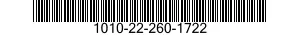 1010-22-260-1722  1010222601722 222601722