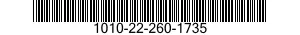 1010-22-260-1735 NUT 1010222601735 222601735
