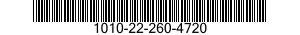 1010-22-260-4720 NUT,SPECIAL 1010222604720 222604720