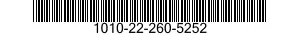 1010-22-260-5252 TERMINAL,LUG 1010222605252 222605252