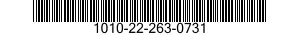1010-22-263-0731 GATE 1010222630731 222630731
