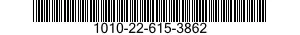 1010-22-615-3862 NUT,PLAIN,CAP 1010226153862 226153862