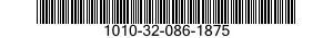 1010-32-086-1875 CAM,BREECHBLOCK,OPERATING LEVER 1010320861875 320861875