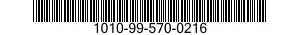 1010-99-570-0216 SIGHT,REAR 1010995700216 995700216