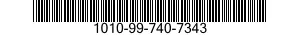 1010-99-740-7343 HINGE,LOCKING BAR 1010997407343 997407343