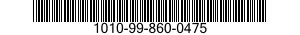 1010-99-860-0475 BASE,REAR SIGHT 1010998600475 998600475