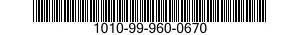 1010-99-960-0670  1010999600670 999600670