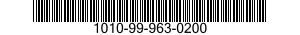 1010-99-963-0200  1010999630200 999630200
