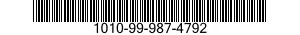 1010-99-987-4792 BEARING 1010999874792 999874792
