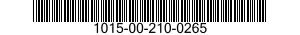 1015-00-210-0265  1015002100265 002100265