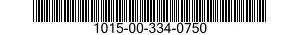 1015-00-334-0750  1015003340750 003340750