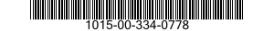 1015-00-334-0778  1015003340778 003340778