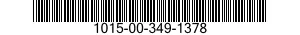 1015-00-349-1378  1015003491378 003491378