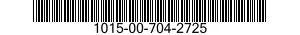 1015-00-704-2725  1015007042725 007042725