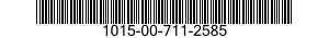 1015-00-711-2585  1015007112585 007112585