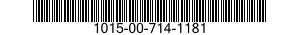 1015-00-714-1181  1015007141181 007141181