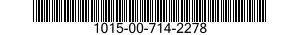 1015-00-714-2278  1015007142278 007142278