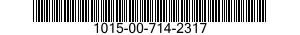 1015-00-714-2317  1015007142317 007142317