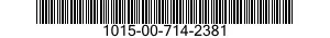 1015-00-714-2381 RECOIL MECHANISM,75 MILLIMETER PACK HOWITZER 1015007142381 007142381