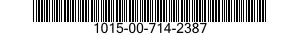 1015-00-714-2387  1015007142387 007142387