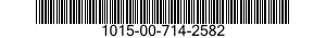 1015-00-714-2582  1015007142582 007142582