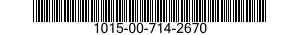 1015-00-714-2670  1015007142670 007142670