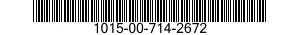 1015-00-714-2672  1015007142672 007142672