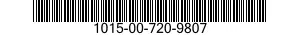 1015-00-720-9807  1015007209807 007209807