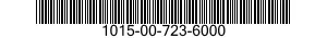 1015-00-723-6000  1015007236000 007236000