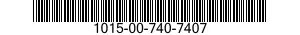 1015-00-740-7407  1015007407407 007407407