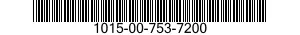 1015-00-753-7200  1015007537200 007537200