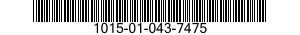 1015-01-043-7475 BODY 1015010437475 010437475