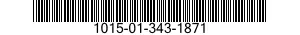 1015-01-343-1871 VALVE,FIXED,BUFFER 1015013431871 013431871
